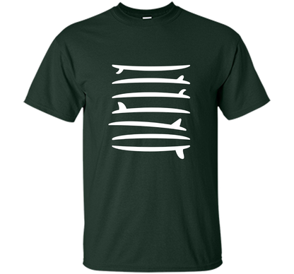 The Longboard Single Fin Surfer T-shirt Forest Green