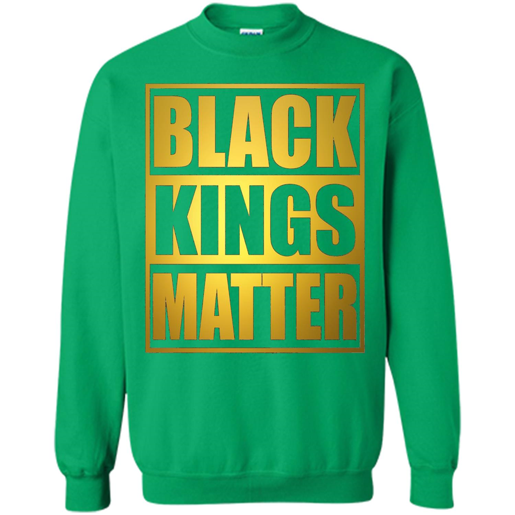 Black Kings Matter T-shirt Irish Green