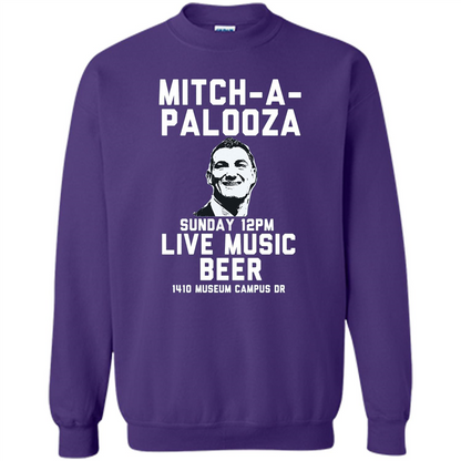 Mitch-a-palooza Live Music Beer T-shirt Orange