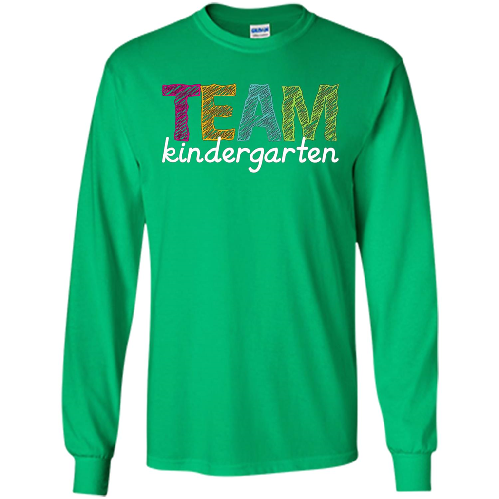 Team Kindergarten Grade Teacher T-Shirt Irish Green