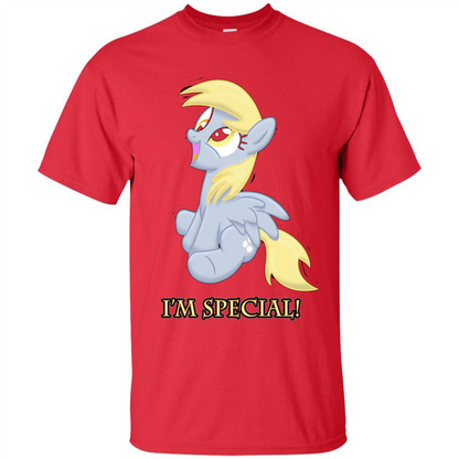 Cartoon Character T-shirt I'm special Red