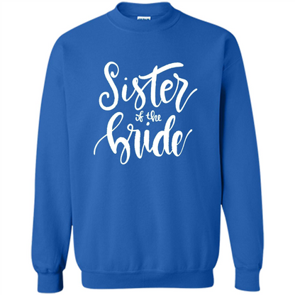 Sister Of The Bride T-shirt Royal