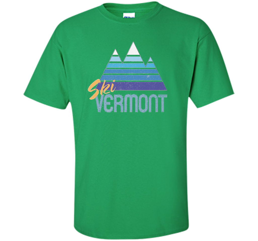 Ski Vermont T-shirt Irish Green