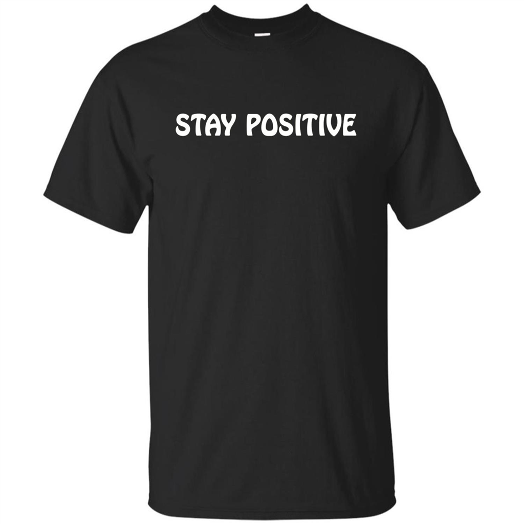 Stay Positive T-shirt Black