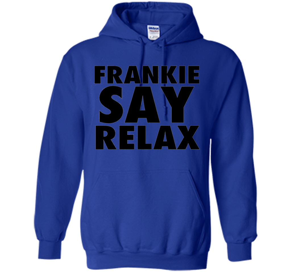 Frankie Say Relax T-Shirt 1980s Retro Clothing 80s Apparel cool shirt Royal