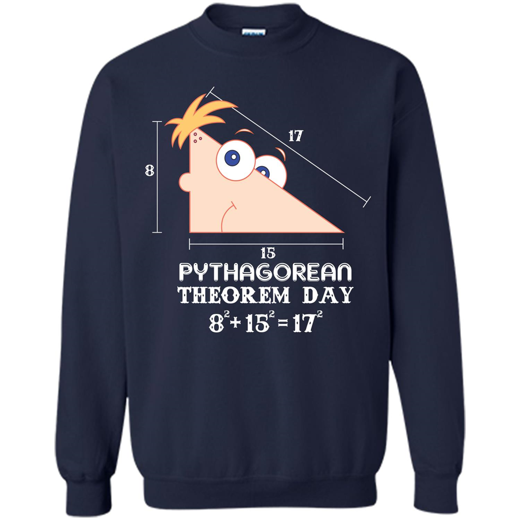 Pythagorean Theorem Day T-shirt Navy