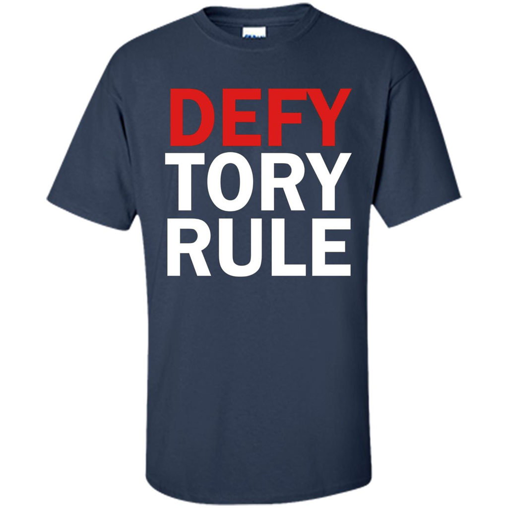 Defy Tory Rule T-shirt Navy
