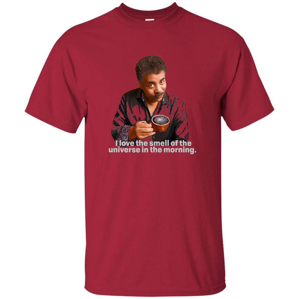 Neil Degrasse Tyson I Love The Smell Of The Universe T-Shirt Cardinal
