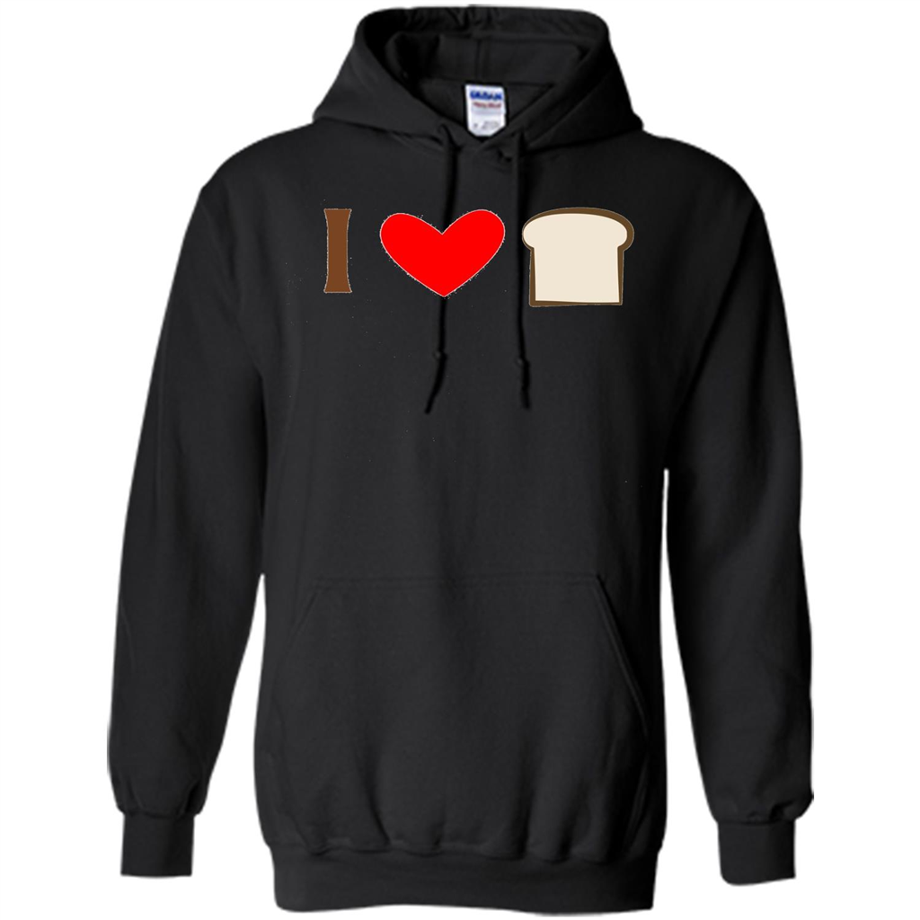 I Love White Bread T-shirt Black