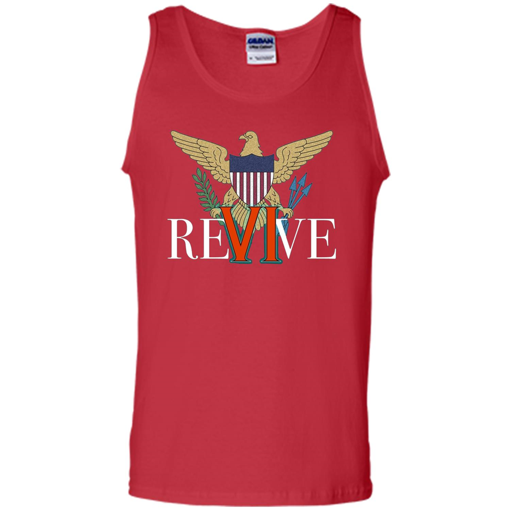Revive the VI US Virgin Islands Strong T-shirt Red
