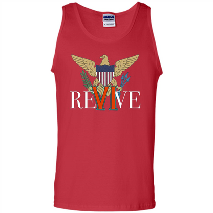 Revive the VI US Virgin Islands Strong T-shirt Red