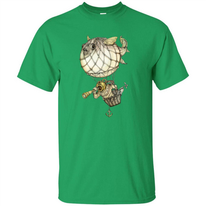 Blowfish T-shirt Captive Balloon T-shirt Irish Green