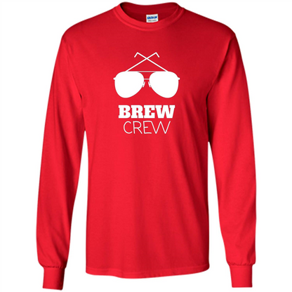 I'm The Brew Crew Groom Wedding Male T-Shirt Red