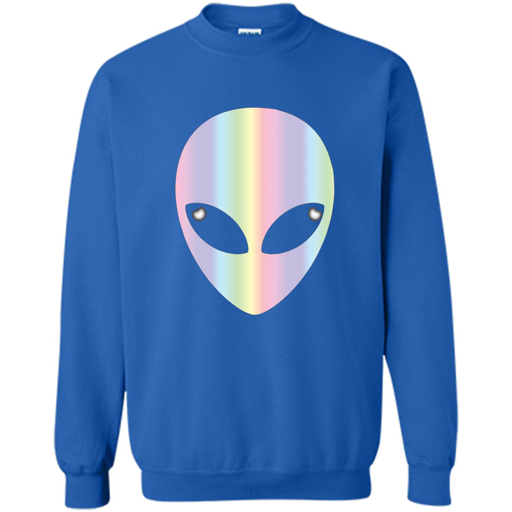 Alien Head T-shirt Royal