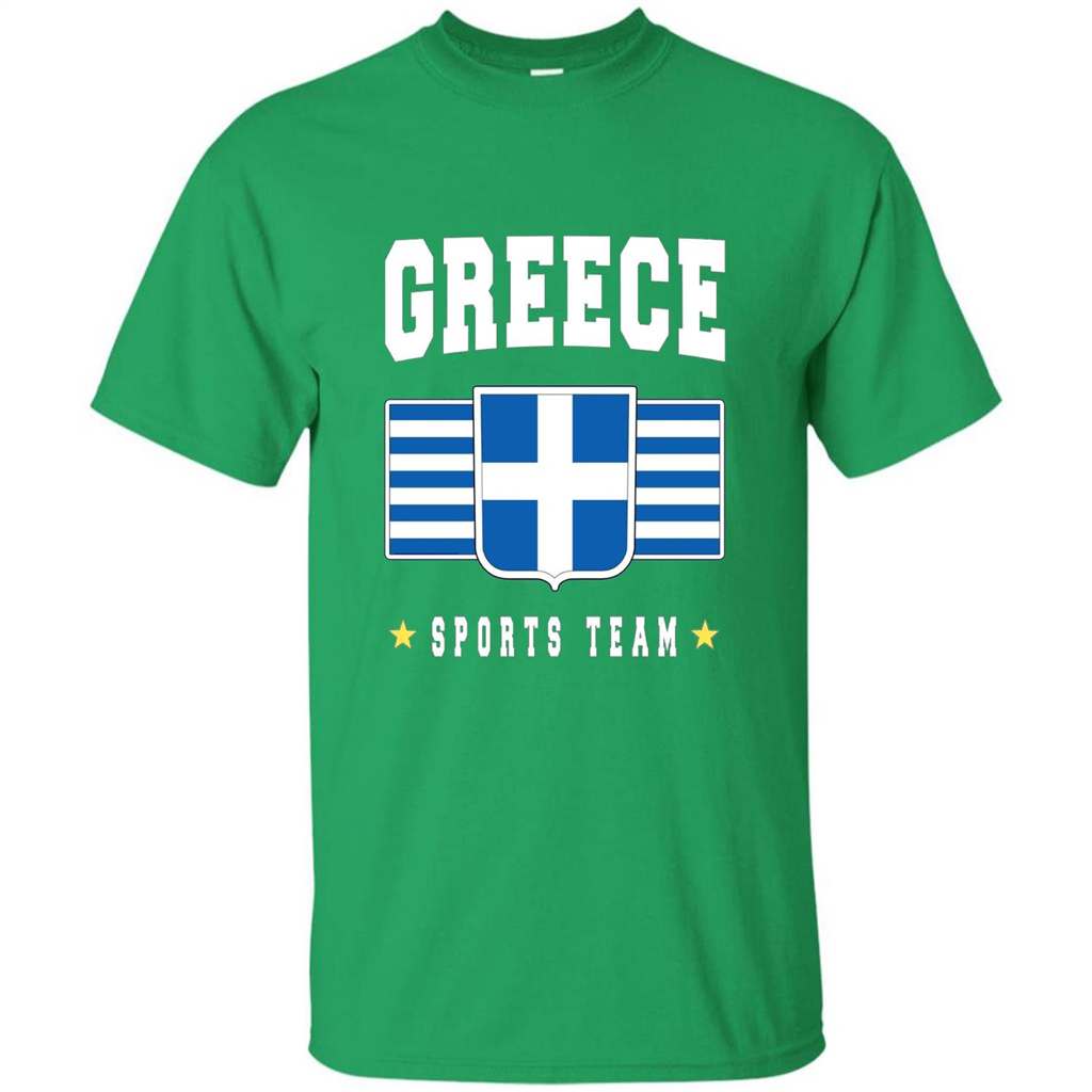 GREECE T-shirt Greek Flag T-shirt Sports Team Irish Green