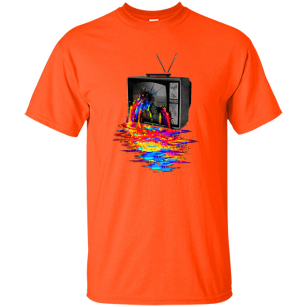 Pixel Overload T-shirt Orange