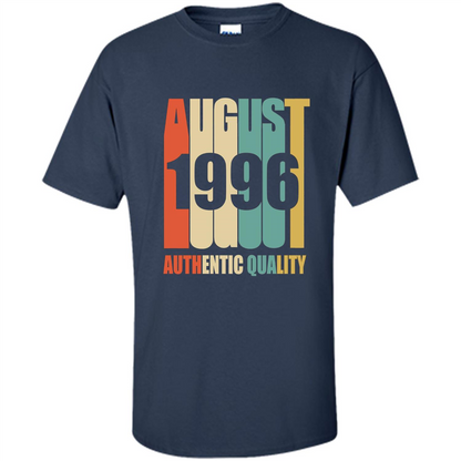 August 1996 Authentic Quality T-shirt Navy