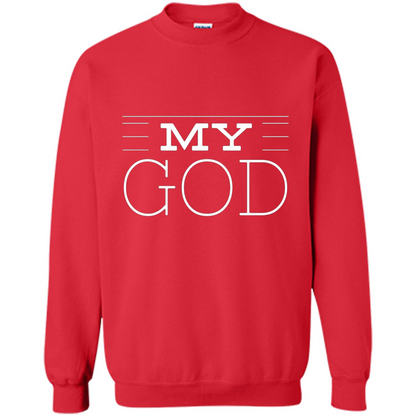 Christian T-shirt My God Red