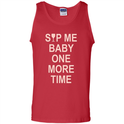 Wine Lover T-shirt Sip Me Baby One More Time T-shirt Red
