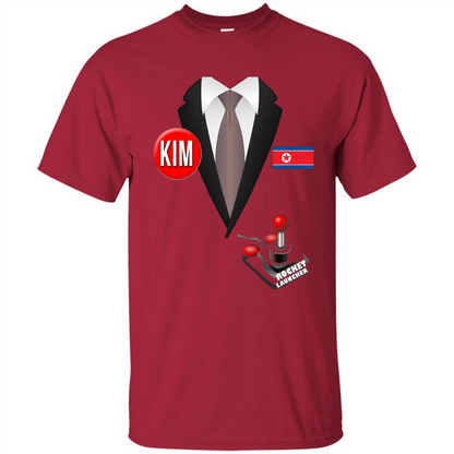 North Korea Halloween T-Shirt Rocket Launcher Cardinal