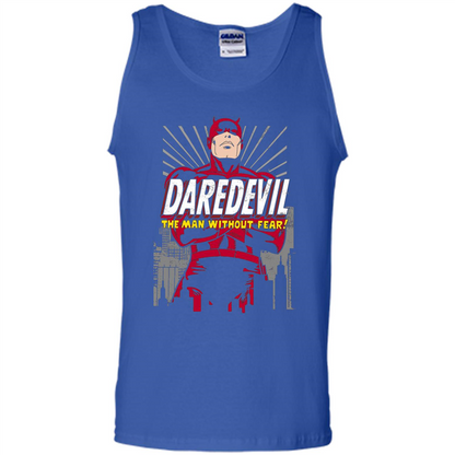 Movies T-shirt Marvel Daredevil The Man Without Fear Royal