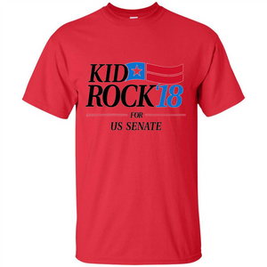 Kid for US Senate 2018 Political T-Shirt In Rock We Trust T-shirt