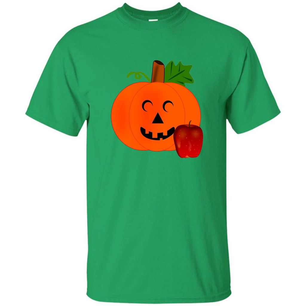 Cute Teacher Pumpkin Apple Halloween Costume T-shirt Irish Green