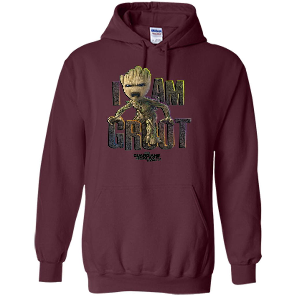I AM GROOT T-Shirt Maroon