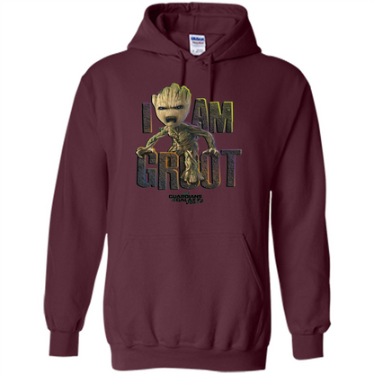 I AM GROOT T-Shirt Maroon