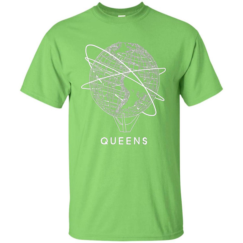 Queens New York Unisphere T-shirt Lime