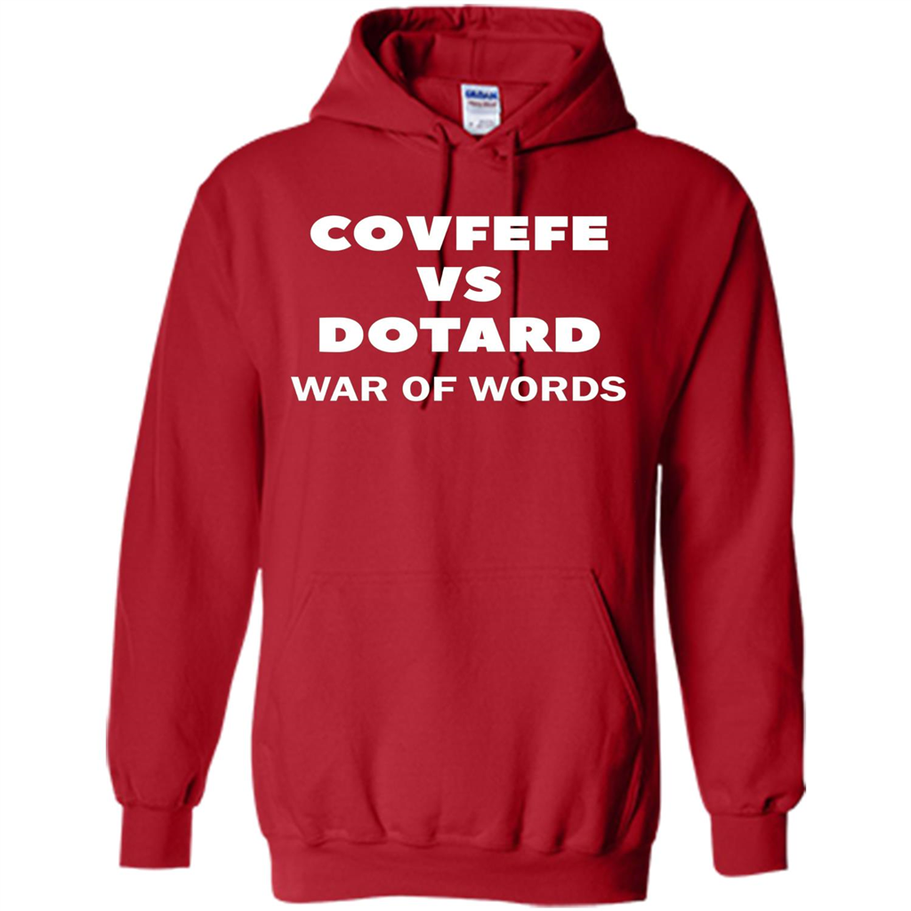 Covfefe vs Dotard T-Shirt War Of Words Red