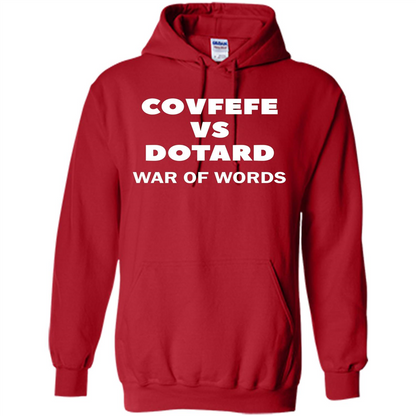 Covfefe vs Dotard T-Shirt War Of Words Red