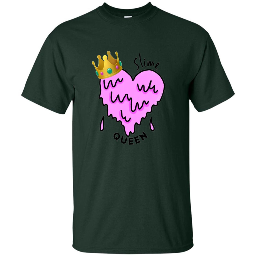 Slime Queen Heart T-Shirt Forest Green