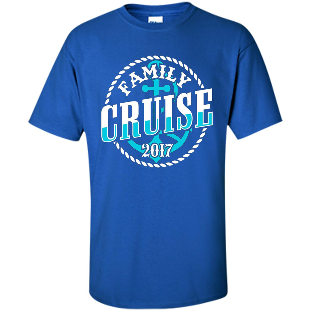 Family Cruise 2017 T-shirt Summer Vacation T-shirt Royal