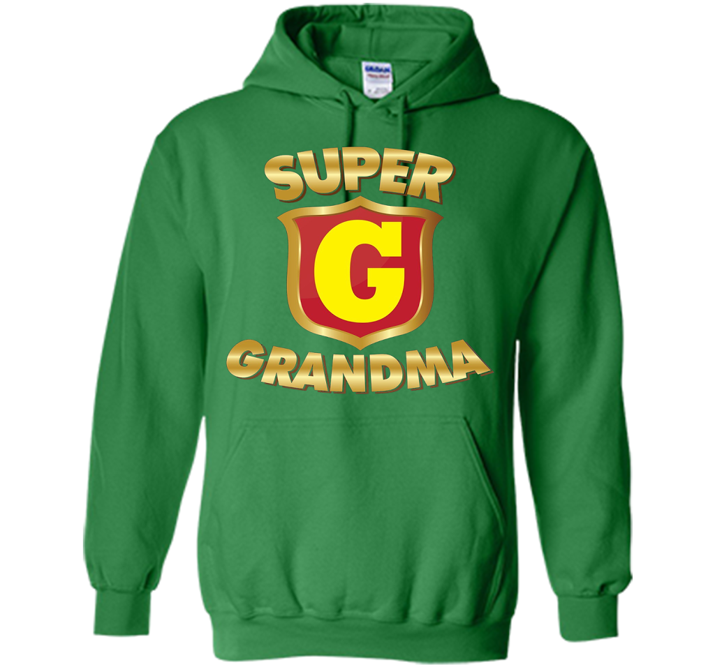 Super Grandma Superhero T-shirt Mother's Parents' Day cool shirt Irish Green