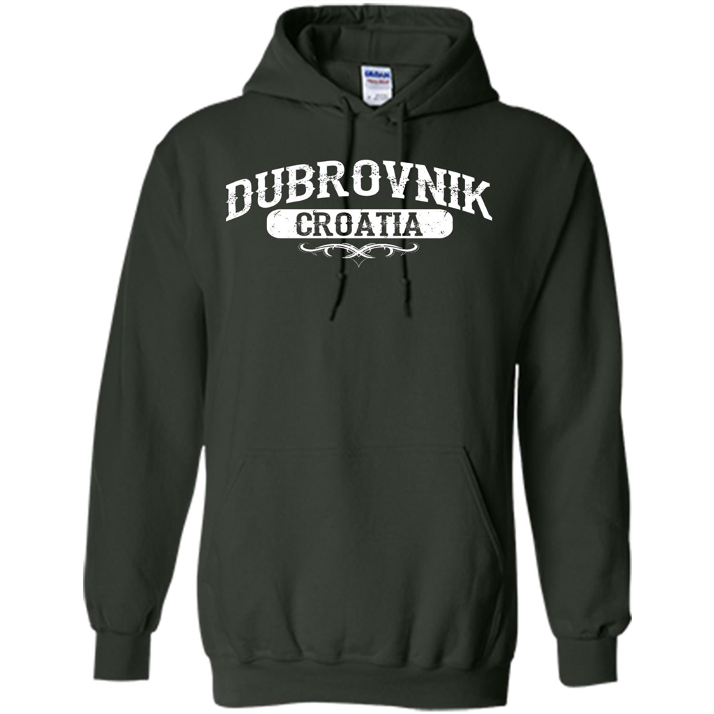 Dubrovnik Croatia T Shirt Forest Green