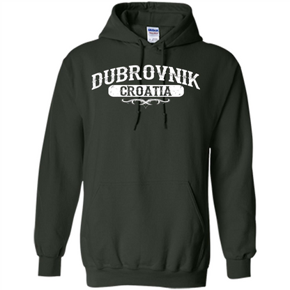 Dubrovnik Croatia T Shirt Forest Green
