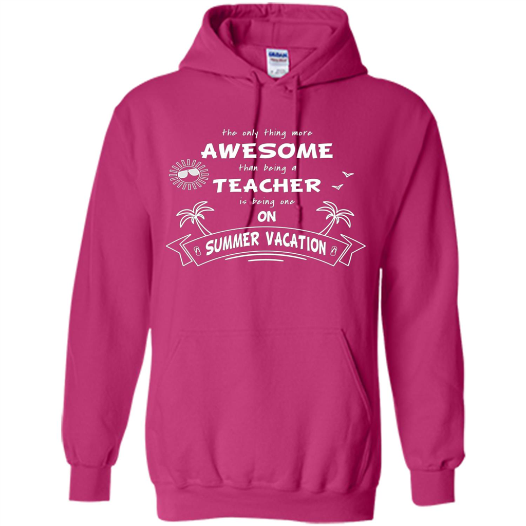 Teacher T-shirt Teacher On Summer Vacation Heliconia