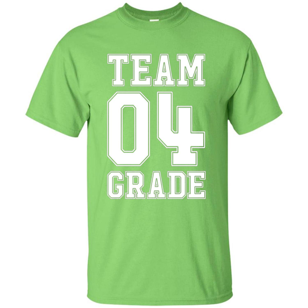 Team Fourth Grade T-shirt Team 4th Grade Back To School T-Shirt Lime