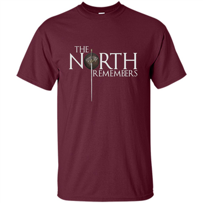 GoT T-shirt The North Remembers T-shirt Maroon