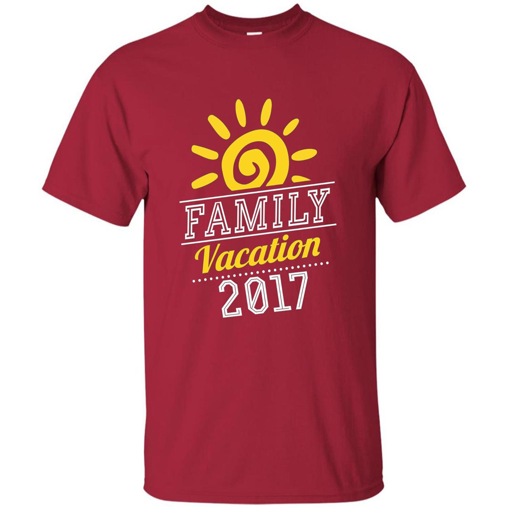 Summer T-shirt Family Vacation 2017 T-shirt Cardinal