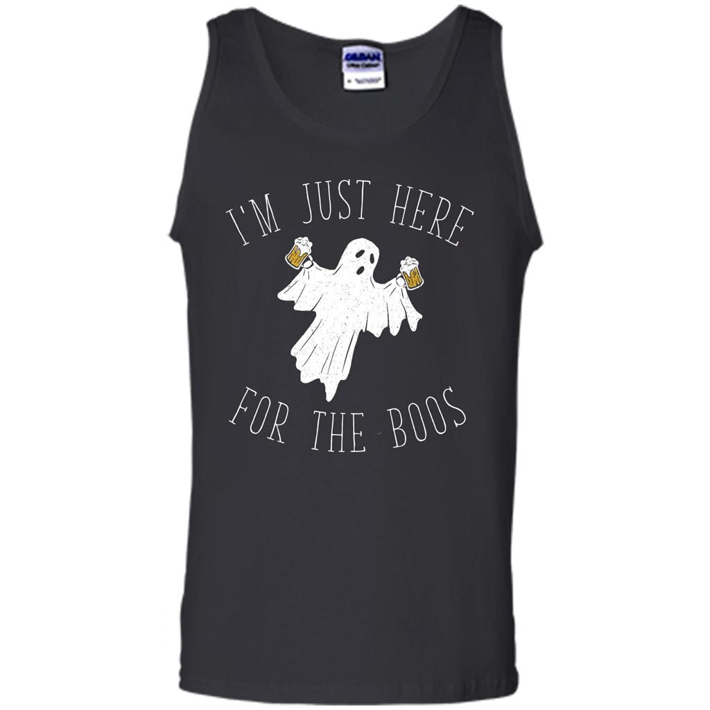Halloween T-shirt I'm Just Here For The Boos T-shirt Black