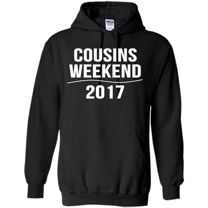 Family T-shirt Cousins Weekend 2017 Black