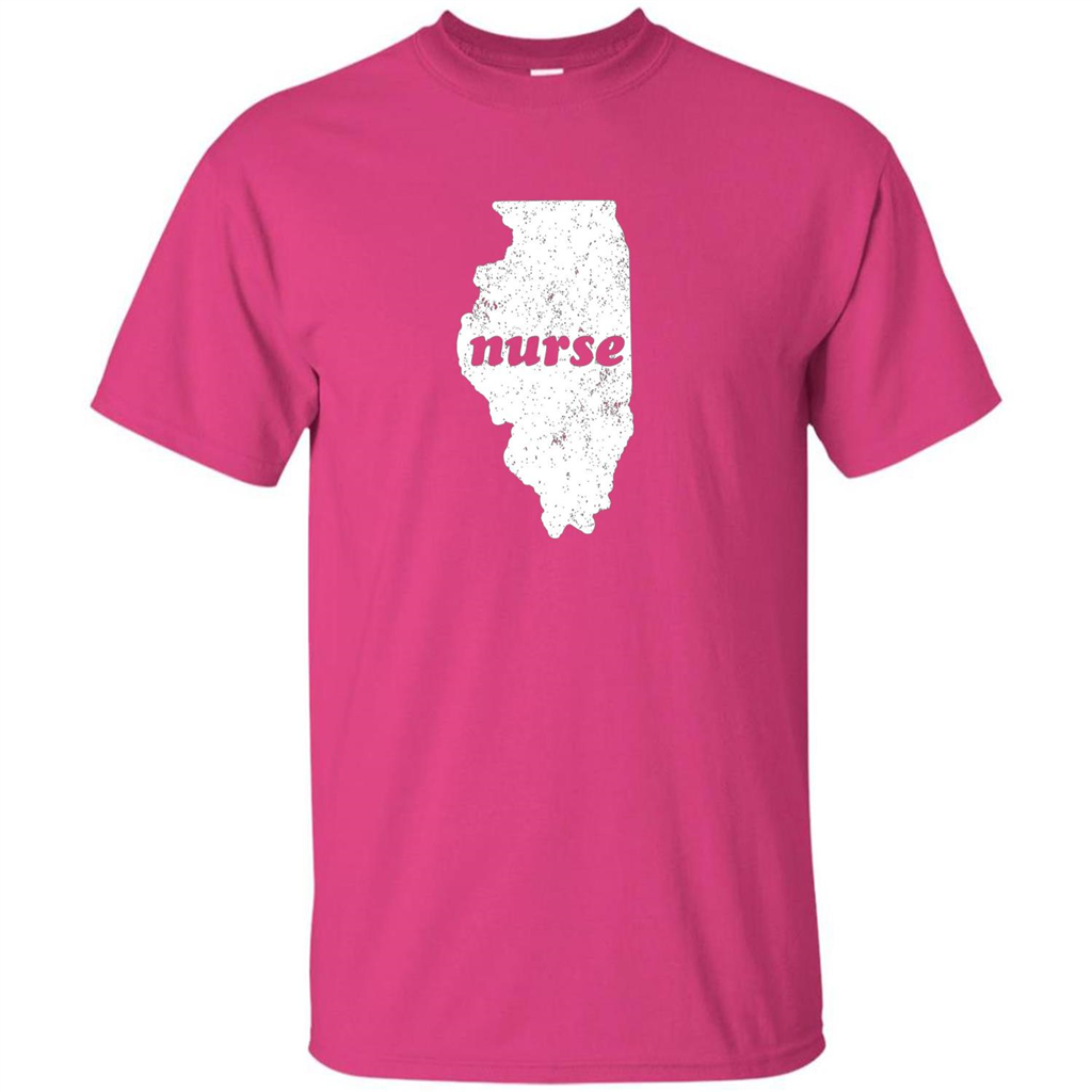 Nursing T-shirt Nurse Graduation Illinois T-shirt Heliconia