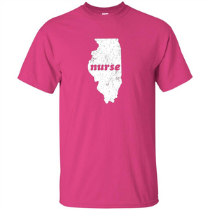 Nursing T-shirt Nurse Graduation Illinois T-shirt