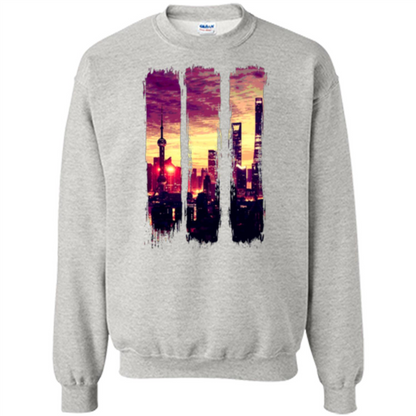 Sunset City T-shirt Ash