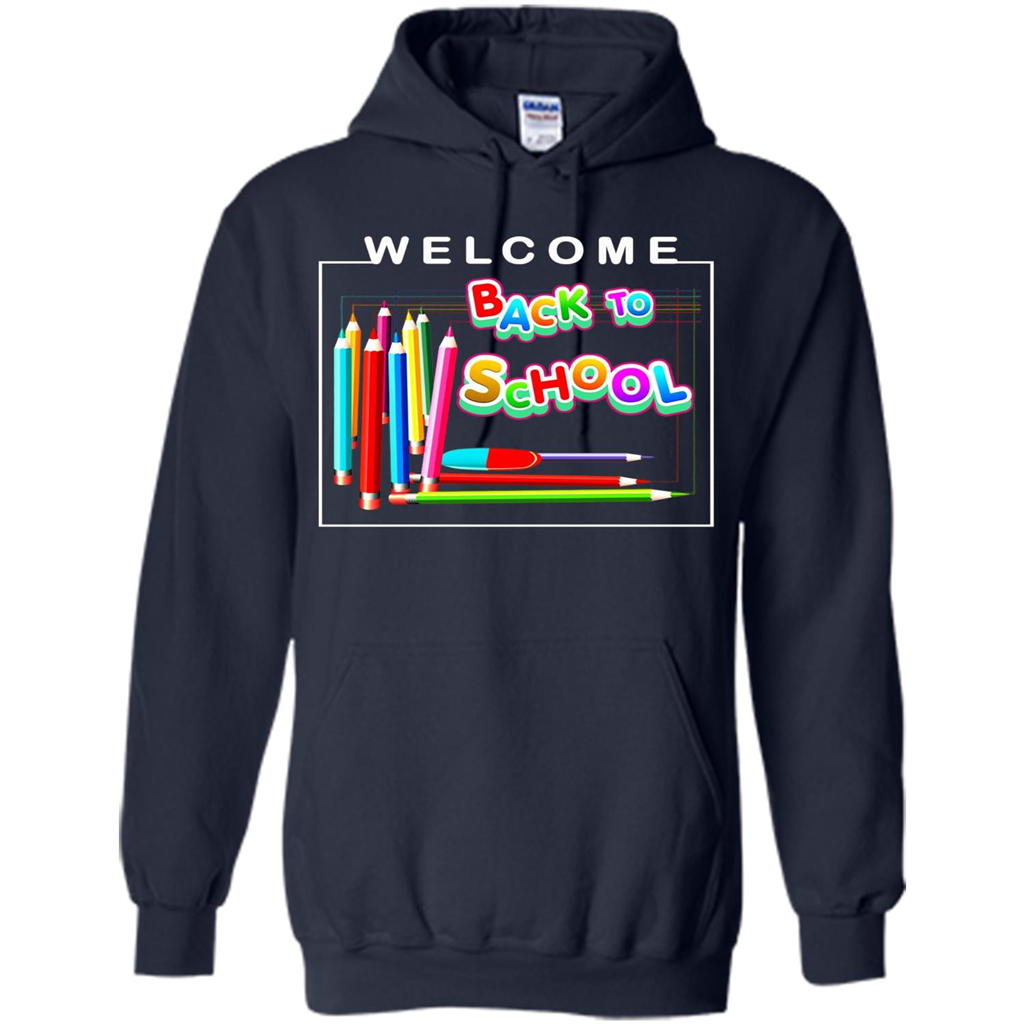 Welcome Back to School T-shirt School Day T-shirt Navy
