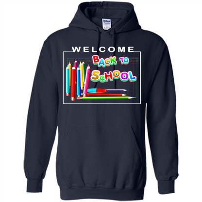Welcome Back to School T-shirt School Day T-shirt Navy