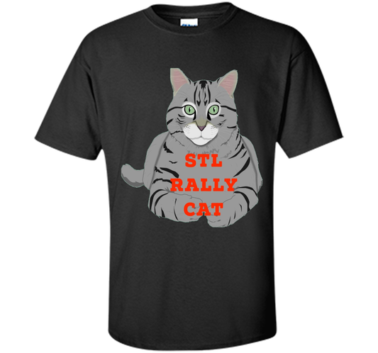St. Louis Rally Cat T-Shirt t-shirt Black