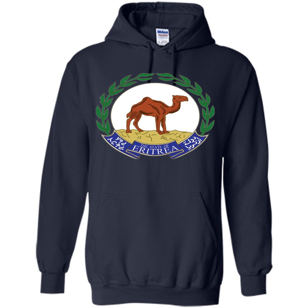 Eritrea Emblem T-shirt National Heritage Pride Navy